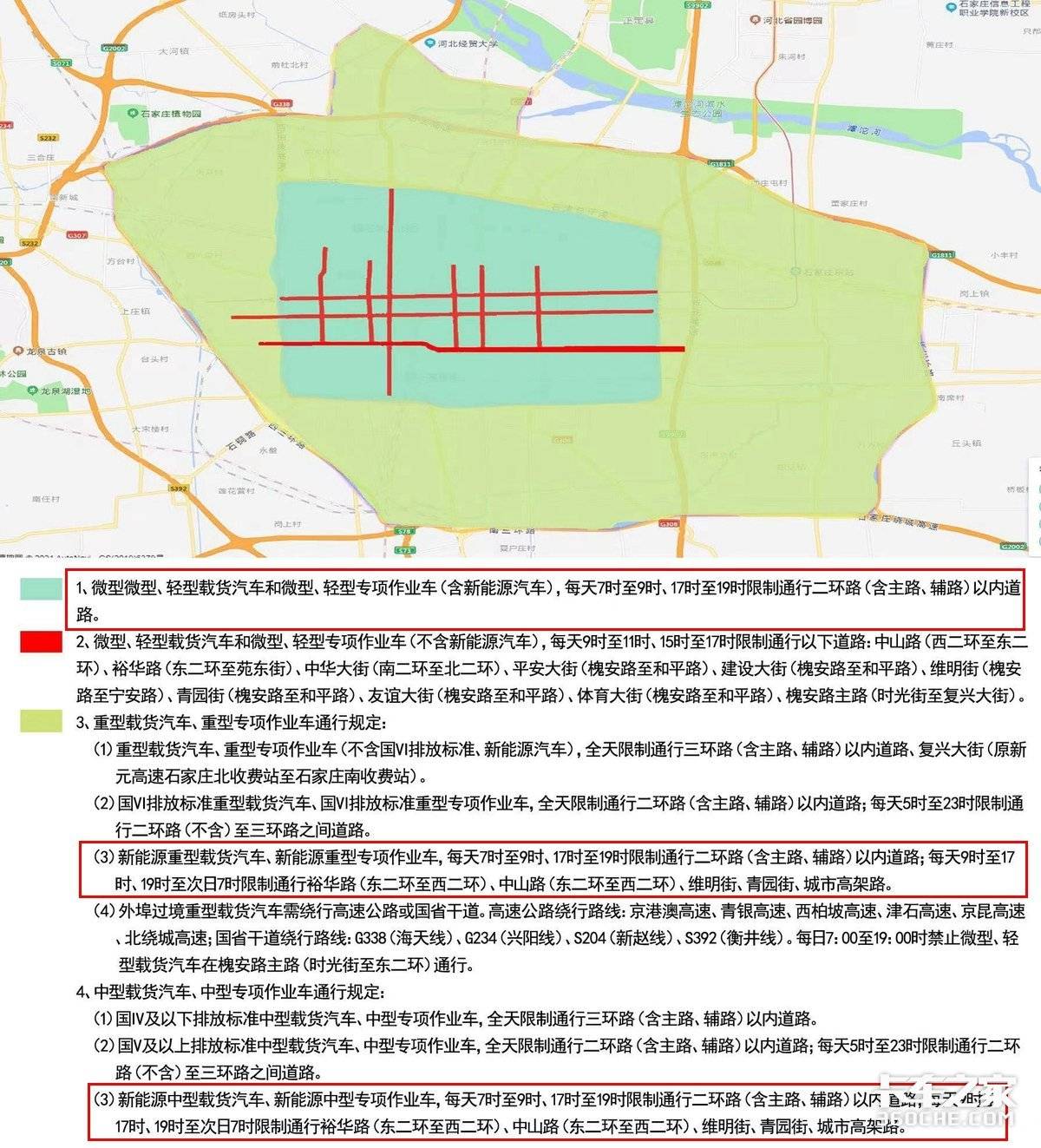 冬季新能源汽车限行区域分布图解